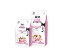 BRIT CARE Cat sin cereales esterilizado alimento sensible para gatos - 7 kg