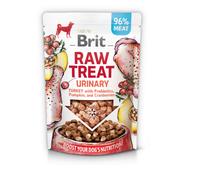 BRIT CARE Dog Raw Treat Pavo Urinario con Probioticos, Calabaza y Arándanos 40g