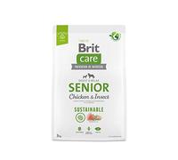 BRIT CARE Perro Sostenible Senior Pollo & Insectos 3kg