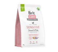 Alimento sostenible para perros sensibles Brit Care Dog | Pescado e insectos | 3 kg