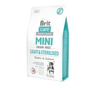 Brit Care Mini Grain Free Light & Sterilised con Conejo y Salmón 2kg