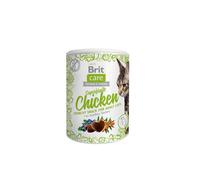 Brit Care Superfruits Chicken - Snack crujiente para adultos y gatos con espino amarillo y arándanos, 100 g