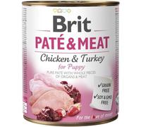 Brit Paté y Carne para Cachorro Pollo con Pavo 800g