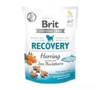 Brit Functional Snack Recovery, aperitivo semihúmedo para perros con arenque y espino cerval de mar, 2 x 150 g, ayuda a la recuperación después del deporte