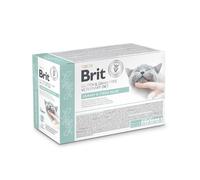 BRIT GF VET. CAT POUCH URINARY&STRES RELIEF 12x85g