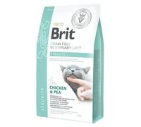 BRIT GF Vet Diet Cat Struvite 5kg, pienso para Gatos, Sabor Pollo y Guisante