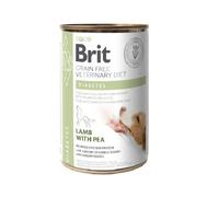 Brit Grain Free Veterinary Diet Diabetes para perros con cordero y guisantes 12x400g