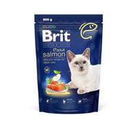 Brit Premium by Nature - Alimento seco para Gatos Adultos, Sabor salmón, 800 g