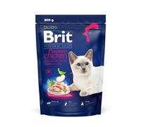 Brit Premium by Nature - Alimento seco para gatos esterilizados, sabor a pollo, 800 g
