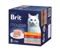 Brit Premium by Nature Cat Mousse MIX 8 x 85 g