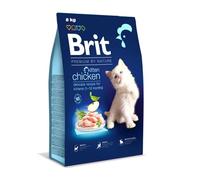Brit Premium by Nature - Comida Seca para Gatitos y Gatos Lactantes y gestantes, Sabor a Pollo, 8 kg