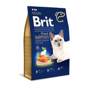 Brit Premium by Nature - Comida Seca para Gatos Adultos, Sabor salmón, 8 kg