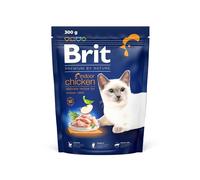 Brit Premium by Nature - Comida Seca para Gatos domésticos, Sabor a Pollo, previene Las Bolas de Pelo, 300 g