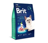 Brit Premium by Nature - Comida Seca para Gatos sensibles, hipoalergénica, Sabor Cordero, 8 kg
