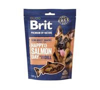 Brit Premium by Nature Dog - Snacks semihúmedos con salmón y eneldo, golosinas para Perros para digestión y Sistema inmunológico, 180 g