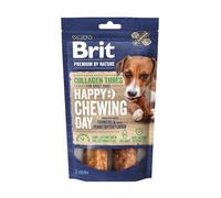 Brit Premium by Nature - Lote de 2 Rollos de colágeno para Masticar para Perros, colágeno y Mantequilla de Cacahuete