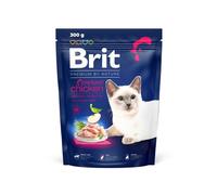 Brit Premium Comida Seca para Gatos esterilizados, Pollo 300 g | Alimento completo de pollo para gatos esterilizados: apoya el tracto urinario, equilibrio del pH, digestión, peso