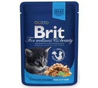 Brit Premium Gatito con Pollo en Salsa 100g