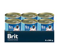 Brit Premium Pâté Comida húmeda para Gatos, Sabor Trucha e hígado, 6 x 200 g