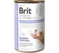 Brit Veterinary Diet Dog Gastrointestinal Salmón con guisantes sin cereales | Húmedo (Lata) | 400 g
