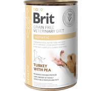 Brit Veterinary Diet Dog Hepatic Grain-Free Pavo con Guisantes | Húmedo (Lata) | 400 g