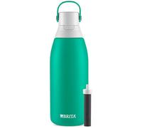 BRITA Botella de agua aislada de acero inoxidable con filtro, 32 onzas