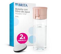 Brita botella de agua filtrante modelo vital (600ml), 2x filtros micro