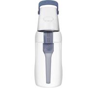 BRITA Botella de Filtro de Agua SOLID Jeans, 0,5 L - con Filtro de Carbón activado que mejora el pH, sin BPA, Elimina el sabor y el olor a cloro, fabricada con resistente Tritan™