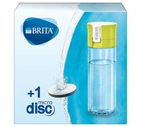 Brita Fill&Go Bottle Filtr Lime Botella con filtro de agua Cal, Transparente