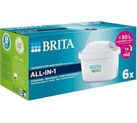 BRITA Cartucho de filtro de agua MAXTRA PRO All-in-1 - Pack de 6 (suministro semestral) - Cartuchos de repuesto originales BRITA/Reduce la cal, cloro, plomo, pesticidas e impurezas para agua potable
