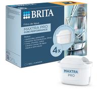 BRITA Cartucho Filtrante de Agua MAXTRA PRO Pure Performance (All-in-1) Pack 4 | Recambio original para todas las jarras BRITA para agua de sabor puro - filtra PFAS, cloro, cal y metales