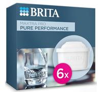 BRITA Cartucho de filtro de agua MAXTRA PRO All-in-1 Ahorro semestral pack 6| Recambio original para las jarras BRITA para agua de sabor puro - filtra micro impurezas como PFAS, cloro, cal y metales