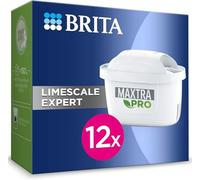 Filtro de agua BRITA MAXTRA PRO Limescale Expert pack semestral de 12 filtros - NUEVA GENERACIÓN FILTROS - Ideal para bebidas calientes y protección contra la cal para cafetera y
