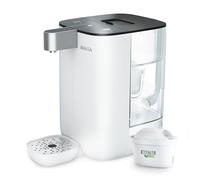BRITA Cube dispensador de agua (4,0 L) cinco temperaturas en cinco segundos, máxima seguridad con tecnología UV-C para agua libre de bacterias, incluye filtro de agua MAXTRA PRO EXPERTO EN CAL