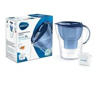 BRITA Jarra con filtro de agua Marella XL para reducir el cloro, la cal y las impurezas, incluye 1 cartucho de filtro MAXTRAMás, Azul, 3.5 litros