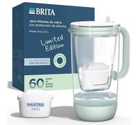 BRITA Jarra de Cristal Edición Limitada (2.5L) incl. 1x MAXTRA PRO Pure Performance - Jarra premium de vidrio con base de silicona, indicador inteligente luminoso LTI y tapa abatible