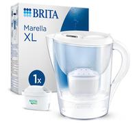 BRITA Jarra Filtrante, Modelo Marella XL, 3,5L con Filtro MAXTRA PRO | 150L agua filtrada | Sin BPA | Apta lavavajillas | Indicador Memo | Reduce cal, cloro y metales | Diseño sostenible