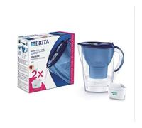 Jarra filtradora BRITA Marella 2,4L Azul Transparente Maxtra Pro 2 Cartuchos Apta Lavavajillas