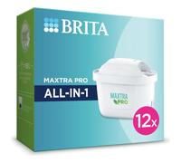 BRITA MAXTRA PRO All-in-1 Water Filter Cartridge 12 Pack - Genuine BRITA Replacement Reduces Impurities, Chlorine, PFAS,