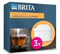 BRITA Maxtra Pro - Cartucho de filtro de agua de cal, 3 unidades (nuevo) - Recambio original BRITA para máxima protección de electrodomésticos, reduciendo impurezas, cloro y metales