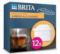 BRITA MAXTRA PRO - Cartucho de filtro de agua de cal experto, paquete de 12 (nuevo) - Recambio original BRITA para máxima protección de electrodomésticos, reduciendo impurezas, cloro y metales