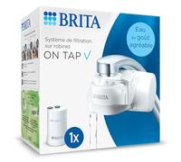 BRITA ON TAP V incl. 1 x filtro de agua para grifo V (4 meses) - reduce cloro, PFAS, pequeñas partículas y metales - El embalaje puede variar