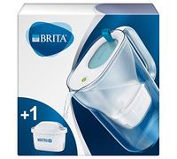 BRITA Style azul - Jarra de Agua Filtrada con 1 cartucho MAXTRA+, Filtro de agua que reduce la cal y el cloro, para un sabor óptimo, 2.4L