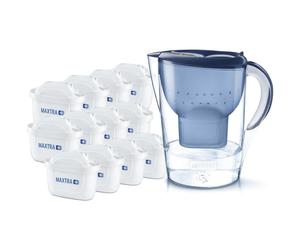 Brita tischwasserfilter marella *blau* inkl. 12 filter