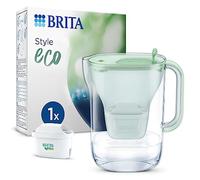BRITA waterfilterkan Style Eco Groen (2,4L) incl. 1 filtro MAXTRA PRO All-in-1 die PFAS*, chloor en kalkaanslag vermindert, digital vervangingsindicator, Vaatwasmachinebestendig