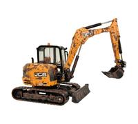 Britains 1:32 JCB Muddy Midi Excavadora 86C-2, Juguete de Tractor Coleccionable para Juego de Granja, Juguetes de Tractor compatibles con Animales de Granja y Juguetes a Escala 1:32, Adecuado para