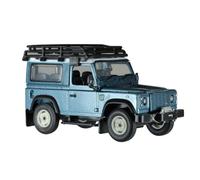 Britains 43217 Land Rover Defender 43217 - Vehículo Coleccionable con portaequipajes y cabrestante, Juguete de Coche Adecuado a Partir de 3 años, Color Azul