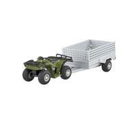 Britains 4WD Buggy Con Trailer Set Cow Alimentador Bale Lifter Tractor 1 :3 2