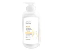 Britains Beauty AHA White Loción corporal con alfa hidroxiácidos, vitamina C y E, fórmula iluminadora intensa para una piel suave e hidratada, 500 ml (blanco, 500 ml)