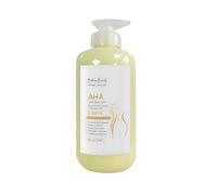 Britains Beauty AHA White Loción corporal con alfa hidroxiácidos, vitamina C y E, fórmula iluminadora intensa para una piel suave e hidratada, 500 ml (amarillo, 500 ml)